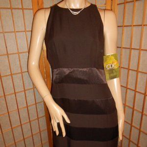 CDC CAREN DESIREE COMPANY Brown Sleeveless Dress * sz 4 * NWT